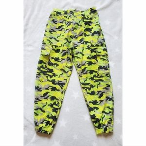 Celestial Bodiez camo cargo Joggers NWT